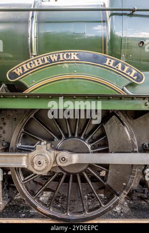 BR 'Hall' 4-6-0 No. 6989 'Wightwick Hall', Sheffield Park, Bluebell Railway, East Sussex, England, UK Stockfoto