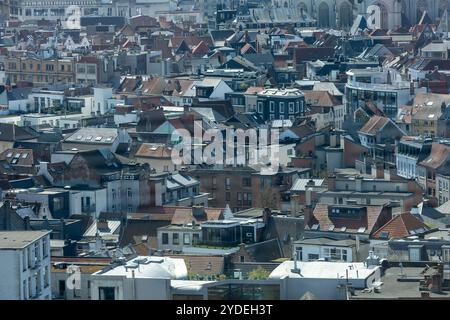 Antwerpen, Belgien. 15. April 2023. Blick aus der Vogelperspektive von Antwerpen. Stockfoto