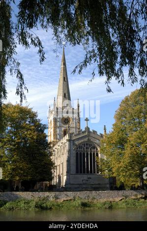 Holy Trinity Church Stratford upon Avon Warwickshire, wo William Shakespeare begraben ist Stockfoto