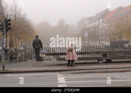 Kopenhagen/Dänemark/26. Oktober 2024/Christianshavn-Kanal am amager isalnd christen in der dänischen Hauptstadt Kopenhagen. (Foto. Francis Joseph Dean/Dean Pictures) (nicht für kommerzielle Zwecke) Stockfoto