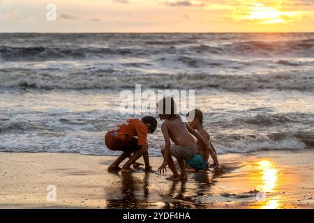 Tanur Beach, auch bekannt als Thooval Theeram Beach oder Ottupuram Beach, ist ein Strand und touristisches Schicksal in Tanur, Malappuram. Stockfoto