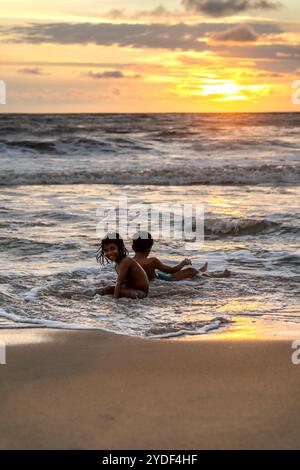 Tanur Beach, auch bekannt als Thooval Theeram Beach oder Ottupuram Beach, ist ein Strand und touristisches Schicksal in Tanur, Malappuram. Stockfoto