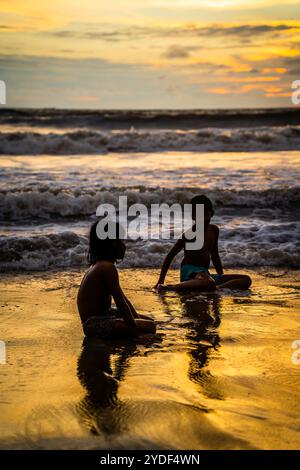 Tanur Beach, auch bekannt als Thooval Theeram Beach oder Ottupuram Beach, ist ein Strand und touristisches Schicksal in Tanur, Malappuram. Stockfoto