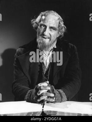 Ein Porträt von RON MOODY als Fagin in OLIVER! 1968 Regisseur CAROL REED Roman CHARLES DICKENS, Musik und Texte von LIONEL BART Drehbuch VERNON HARRIS Kostümdesign PHYLLIS DALTON Produzent JOHN WOOLF Romulus Films/Warwick Film Productions/Columbia Pictures Stockfoto