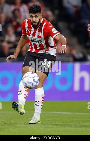 Eindhoven, Niederlande. Oktober 2024. EINDHOVEN, 26.10.2024, Philips Stadium, Football, Dutch eredivisie, Staffel 2024/2025, PSV-Spieler Ismael Saibari während des Spiels PSV - PEC Zwolle Credit: Pro Shots/Alamy Live News Stockfoto