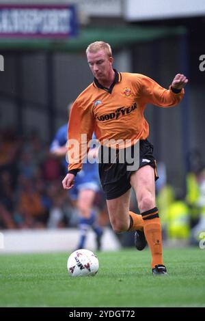 Leicester City gegen Wolverhampton Wanderers in der Filbert Street 1-0 2/9/95 Neil Emblen Stockfoto