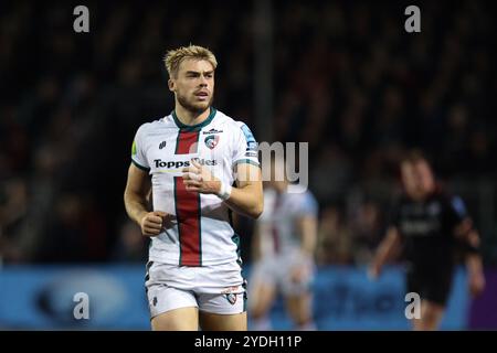 LONDON, UK - 26. Oktober 2024: Ollie Hassell-Collins von Leicester Tigers während des Premiership-Spiels zwischen Saracens und Leicester Tigers im StoneX Stadium (Quelle: Craig Mercer/ Alamy Live News) Stockfoto