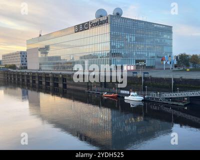 BBC Scotland Broadcasting Building in Glasgow Stockfoto