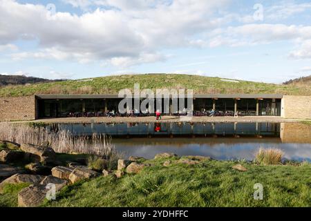 Gloucester Services, M5 Autobahndienste, die beliebten M5 Autobahnverbindungen in Richtung Süden, Gloucestershire, England, Großbritannien Stockfoto