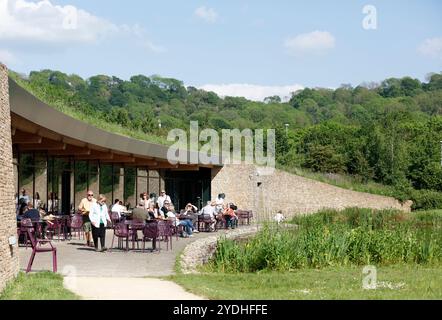 Gloucester Services, M5 Autobahndienste, die beliebten M5 Autobahnverbindungen in Richtung Süden, Gloucestershire, England, Großbritannien Stockfoto