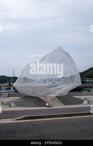 Naoshima Pavillon von Sou Fujimoto Naoshima Japan Stockfoto