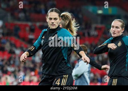 London, England 25. Oktober 2024: Testspiel Fußball-Frauen-Nationalmannschaft - 2024 - England vs. Deutschland im Bild: Giovanna Hoffmann (Deutschland) Stockfoto