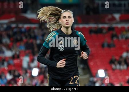 London, England 25. Oktober 2024: Testspiel Fußball-Frauen-Nationalmannschaft - 2024 - England vs. Deutschland im Bild: Jule Brans (Deutschland) Stockfoto