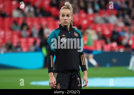 London, England 25. Oktober 2024: Testspiel Fußball-Frauen-Nationalmannschaft - 2024 - England vs. Deutschland im Bild: Giulia Gwinn (Deutschland) Stockfoto