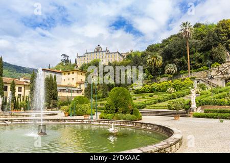 Brunnen vor der Villa Garzoni in Collodi, Italien Stockfoto