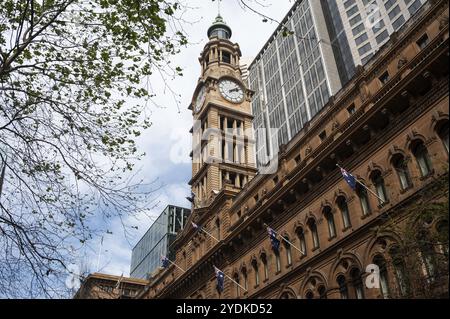 22. September 2018, Sydney, New South Wales, Australien, Blick auf das ehemalige General Post Office Gebäude am Martin Place im Geschäftsviertel von Sydney. IT n Stockfoto