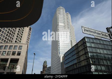 09.06.2019, Berlin, Deutschland, Europa, Blick auf den Gebäudekomplex Upper West und das Waldorf Astoria Hotel in Berlin-Charlottenburg, Europa Stockfoto