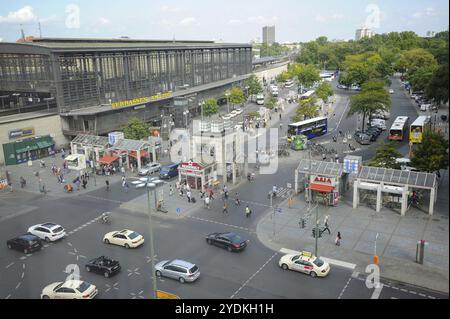 08.09.2014, Berlin, Deutschland, Europa, Blick auf den Bahnhof Zoologischer Garten am Hardenbergplatz in Berlin-Charlottenburg, Europa Stockfoto