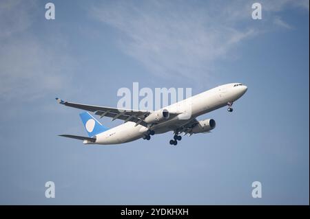 26.07.2023, Singapur, Republik Singapur, Asien, ein von Galistair Malta im Auftrag von Galistair Infinite betriebenes Frachtflugzeug des Typs Airbus A330-300 Stockfoto