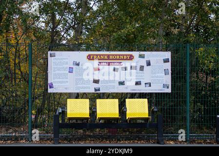 Maghull Station Gewinner des besten Bahnhofs Englands Stockfoto