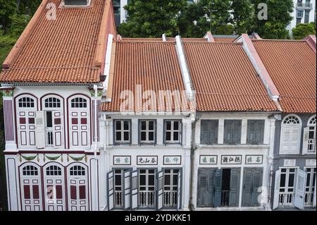 02.12.2020, Singapur, Republik Singapur, Asien, traditionelle Geschäfte entlang der Craig Road im historischen Stadtteil Tanjong Pagar. Die Ladenhäuser sind nirgends Stockfoto