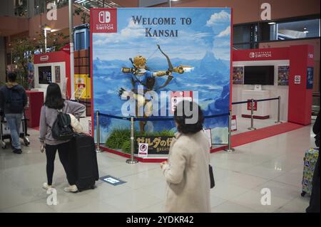 23. Dezember 2017, Osaka, Japan, Asien, Passagiere auf der Ankunftsebene des Kansai International Airport, Asien Stockfoto