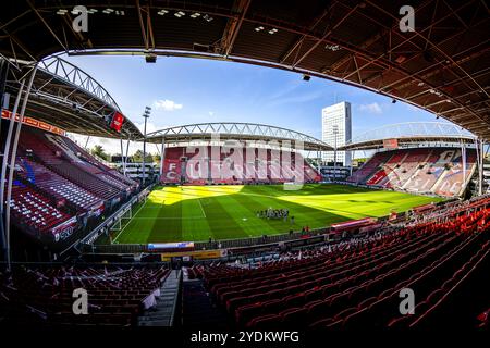 UTRECHT, Niederlande. Oktober 2024. Fußball, Galgenwaard-Stadion, niederländische eredivisie, Saison 2024/2025, während des Spiels Utrecht - Feyenoord, Stadiumübersicht Credit: Pro Shots/Alamy Live News Stockfoto