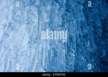 Hintergrund oder Textur mit Ice Crystal Muster Stockfoto