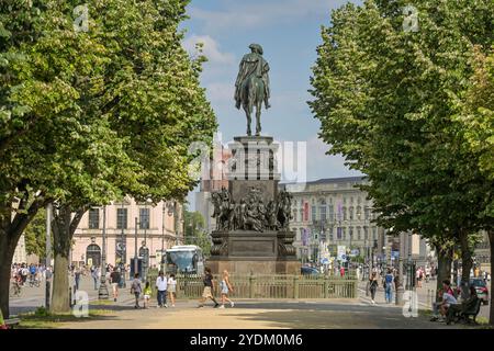 Denkmal Friedrich der große, unter den Linden, Mitte, Berlin, Deutschland *** Denkmal für Friedrich den Großen, unter den Linden, Mitte, Berlin, Deutschland Stockfoto