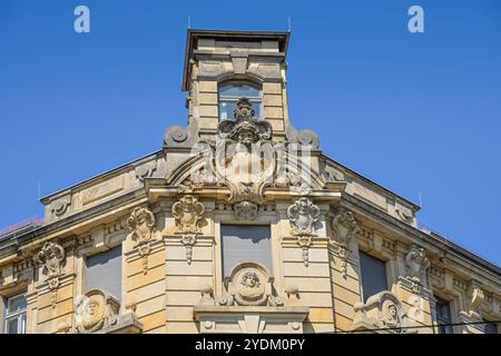 Geschäftshaus Chausseestraße 22, Invalidenstraße 35, Mitte, Berlin, Deutschland *** Geschäftshaus Chausseestraße 22, Invalidenstraße 35, Mitte, Berlin, Deutschland Stockfoto