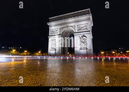Arc de Triomphe in Paris, Frankreich Stockfoto