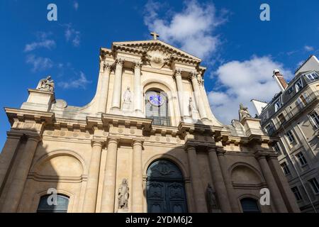 Blick auf die Straße in Paris, Frankreich Stockfoto