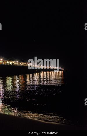 Der Heringsdorfer Pier, Usedom, Kaiserliche Bäder, Ostsee, Deutschland, Europa Stockfoto