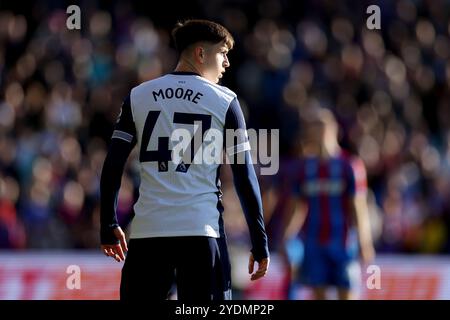 Tottenham Hotspur’s Mikey Moore während des Premier League-Spiels im Selhurst Park, London. Bilddatum: Sonntag, 27. Oktober 2024. Stockfoto