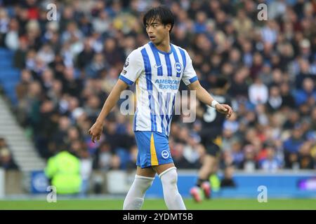 Kaoru Mitoma im Einsatz für Brighton & Hove Albion im AMEX Stadium Stockfoto