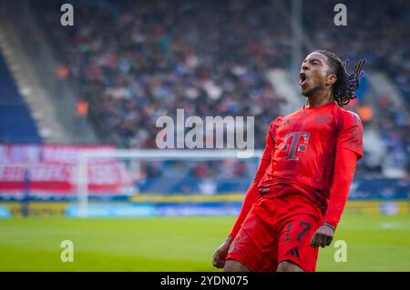 Bochum, Deutschland. Oktober 2024. Torfeier Michael Olise (FCB) VfL Bochum - FC Bayern München 27.10.2024 Credit: Moritz Müller/Alamy Live News Stockfoto