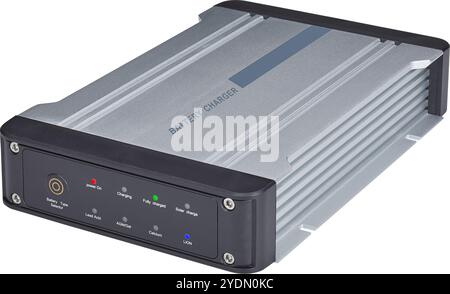 Produkt- oder Stillleben-Studioaufnahme eines automatischen Mehrfachladegeräts Stockfoto