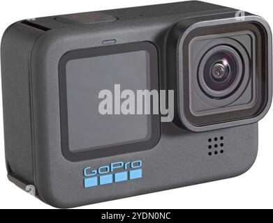 GoPro Hero 10 Black, nur Action Cam Body Stockfoto