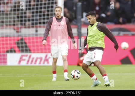 Amsterdam, Niederlande. Oktober 2024. AMSTERDAM, 27.10.2024, JohanCruyff Arena, Saison 2024/2025, niederländischer Eredivisie Football zwischen Ajax und WillemII. Owen Wijndal Credit: Pro Shots/Alamy Live News Stockfoto
