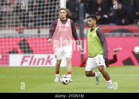 Amsterdam, Niederlande. Oktober 2024. AMSTERDAM, 27.10.2024, JohanCruyff Arena, Saison 2024/2025, niederländischer Eredivisie Football zwischen Ajax und WillemII. Owen Wijndal Credit: Pro Shots/Alamy Live News Stockfoto