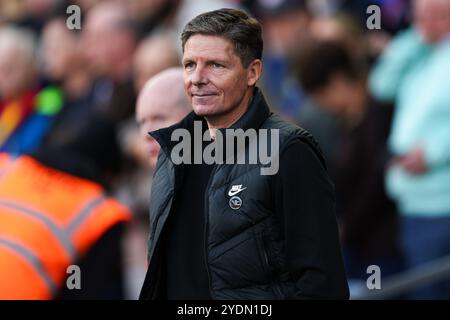 London, Großbritannien. Oktober 2024. Oliver Glasner, Manager von Crystal Palace während des Premier League Spiels im Selhurst Park, London. Der Bildnachweis sollte lauten: Kieran Cleeves/Sportimage Credit: Sportimage Ltd/Alamy Live News Stockfoto