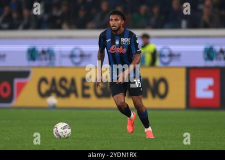 Bergamo, Italien. Oktober 2024. Ederson von Atalanta während des Spiels der Serie A im Gewiss Stadium in Bergamo. Der Bildnachweis sollte lauten: Jonathan Moscrop/Sportimage Credit: Sportimage Ltd/Alamy Live News Stockfoto