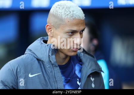 Selhurst Park, Selhurst, London, Großbritannien. Oktober 2024. Premier League Football, Crystal Palace gegen Tottenham Hotspur; Richarlison of Tottenham Hotspur Credit: Action Plus Sports/Alamy Live News Stockfoto