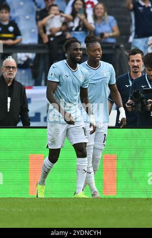 Stadio Olimpico, Rom, Italien. Oktober 2024. Serie A Fußball, Lazio gegen Genua; Tijjani Noslin von SS Lazio erzielt das Tor für 1-0 in der 21. Minute Credit: Action Plus Sports/Alamy Live News Stockfoto