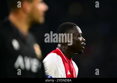 AMSTERDAM: Brian Brobbey of Ajax während des niederländischen Eredivisie-Spiels zwischen AFC Ajax Amsterdam und Willem II in der Johan Cruijff Arena am 27. Oktober 2024 in Amsterdam. ANP OLAF KRAAK Stockfoto