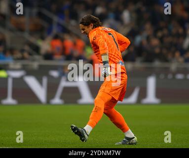 Mailand, Italien. Oktober 2024. Italienische Serie A, FC Inter gegen Juventus FC, San Siro Stadium Credit: Nderim Kaceli/Alamy Live News Stockfoto