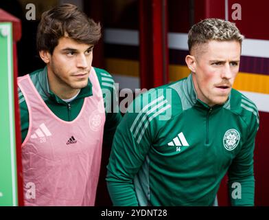 Motherwell, Schottland. 27. Oktober 2024. Ein erster Start für den aktuellen Vertrag von Luke McCowan (14 – Celtic) Motherwell vs Celtic - Scottish Premiership Credit: Raymond Davies / Alamy Live News Stockfoto