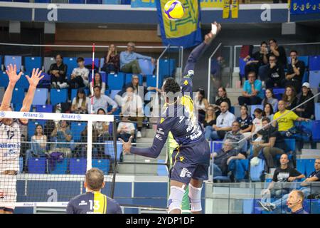 NOUMORY KEITA (RANA VERONA) während des Spiels Allianz Milano vs Rana Verona, Volleyball italienische Serie A Männer Superliga in Mailand, Italien, 27. Oktober 2024 Stockfoto