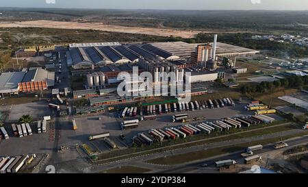 Heineken-Brauerei alagoinhas, bahia, brasilien - 25. oktober 2024: Luftaufnahme der Heineken-Brauerei in der Stadt Alagoinhas. ALAGOINHAS BAHIA BRASILIEN Copyright: XJoaxSouzax 251024JOA074 Stockfoto