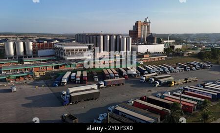 Heineken-Brauerei alagoinhas, bahia, brasilien - 25. oktober 2024: Luftaufnahme der Heineken-Brauerei in der Stadt Alagoinhas. ALAGOINHAS BAHIA BRASILIEN Copyright: XJoaxSouzax 251024JOA045 Stockfoto